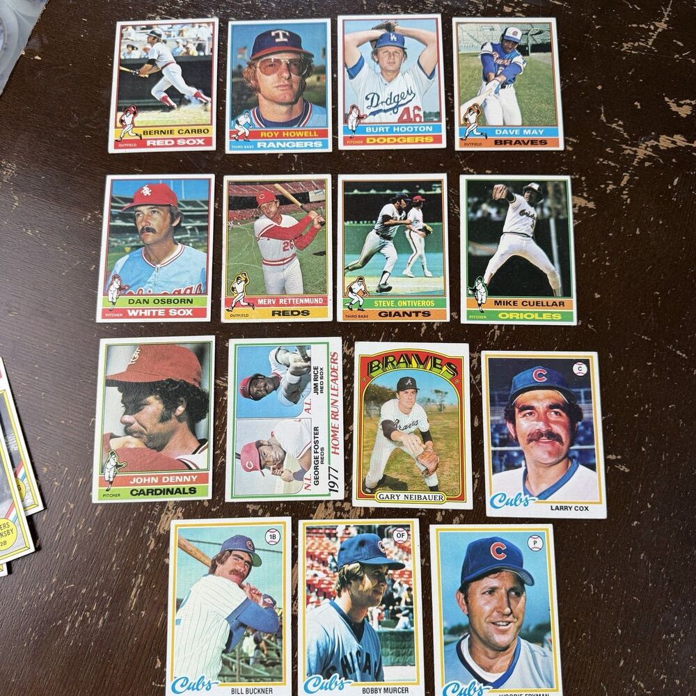 1970s Topps Baseball 100 + Card Lot w Sporting News All Time All Stars Gehrig - Picture 3 of 7